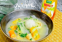 冬瓜火锅丸子汤的做法