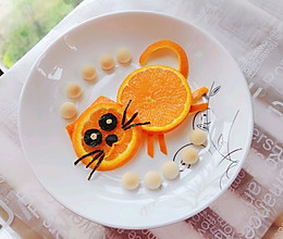 #换着花样吃早餐#橙色小猫咪的做法