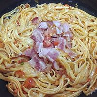 辣味茄汁培根意面（spicy spaghetti）的做法图解6