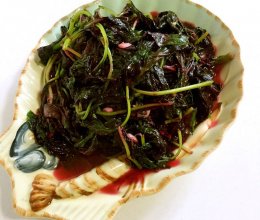 蒜蓉苋菜的做法
