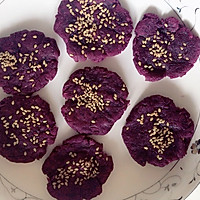 紫薯糯米饼的做法图解6