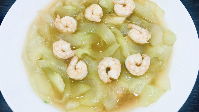 简易夏日快炒：黄瓜虾仁