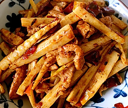 竹笋炒肉丝的做法