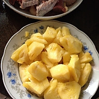 菠萝炒鸭的做法图解3