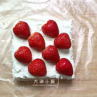 少女心草莓三文治#美的女王节#的做法图解9