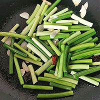 蒜苔香干的做法图解3