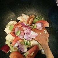 咖喱面条#健康的做法图解5