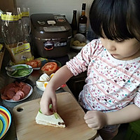 宝贝大厨之三明治（4岁+）的做法图解3