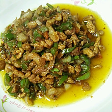 尖椒肉末(下饭菜)