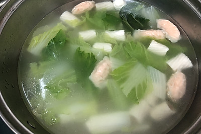 白菜饺子汤