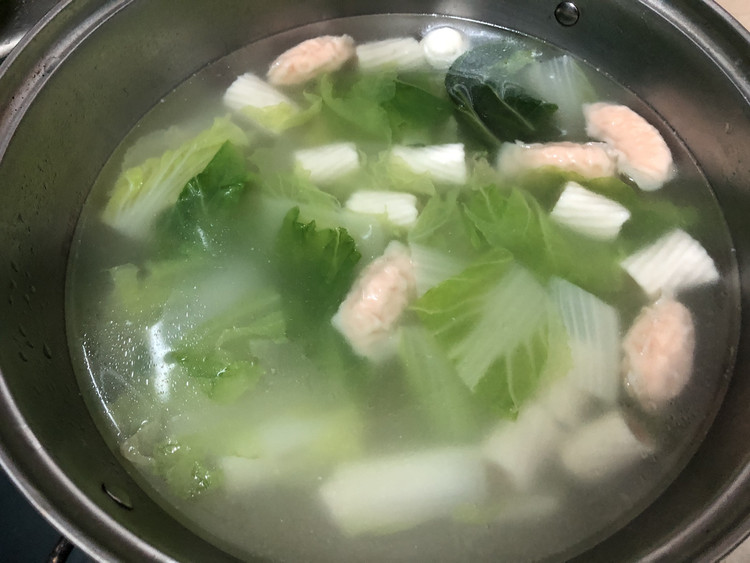 白菜饺子汤的做法