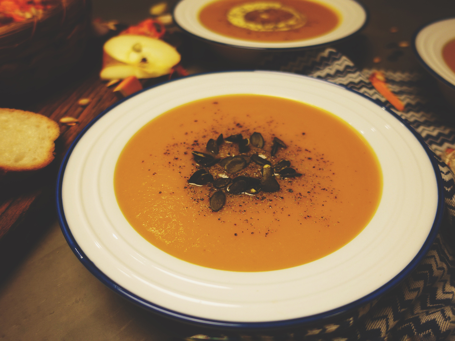 Three kinds of Pumpkin Soup