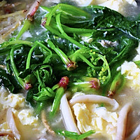 #多力金牌大厨带回家-北京站#菠菜白玉菇虾皮汤的做法图解13