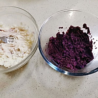 山药紫薯糕的做法图解3