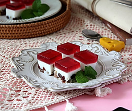 #“莓”好春光日志# “红宝石”椰奶冻的做法