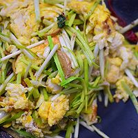 下饭神器|蒜苗滑蛋的做法图解5
