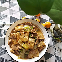 白菜烧豆腐的做法图解7