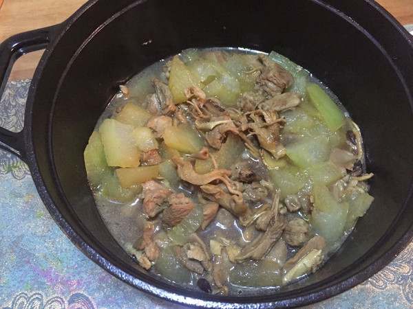 冬瓜鸡枞菌炖羊肉