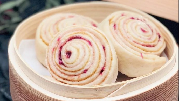 手撕红糖玫瑰卷