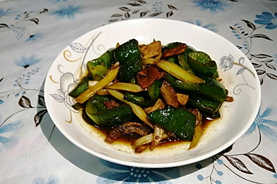 猪肉炒圆椒/灯笼椒