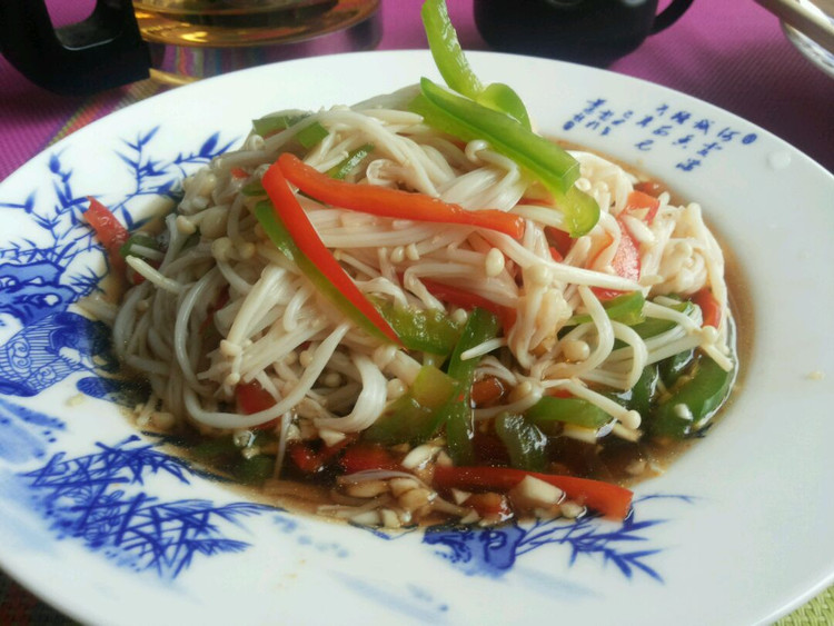 凉拌金针菇的做法