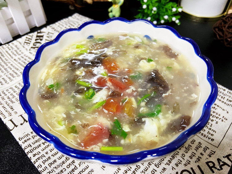 西红柿蛋花汤的做法
