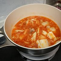 #拉歌蒂尼菜谱#韩式辣白菜牛尾汤的做法图解11