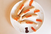 宝宝零食-鸡肉胡萝卜肠#柏翠辅食节#的做法