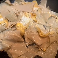 蛋香豆皮炒青蒜的做法图解3