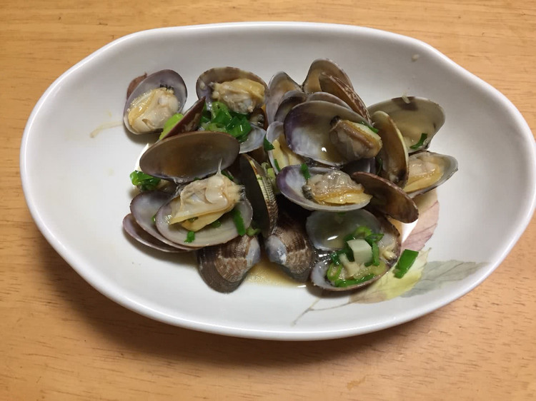 清酒花蛤一一あさりの酒蒸し的做法