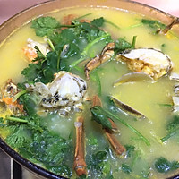 美味的海鲜螃蟹粥的做法图解6