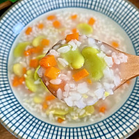 蚕豆胡萝卜大米粥的做法图解6