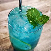 #我的夏日味道vlog#来一杯蓝色Mojito的做法图解13