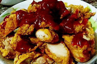 美味健康的自制炸鸡腿