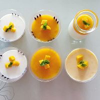 酸奶芒果布丁的做法图解5