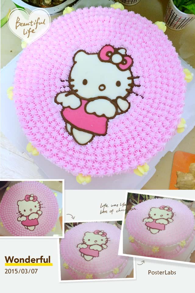 可爱的hello kitty蛋糕的做法图解9