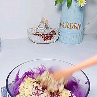 #中秋团圆食味# 紫薯燕麦杯的做法图解4