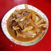 洋葱炒肉的做法图解5