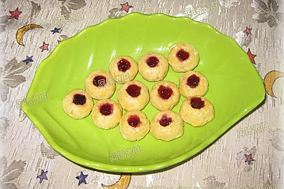 果酱指印小饼