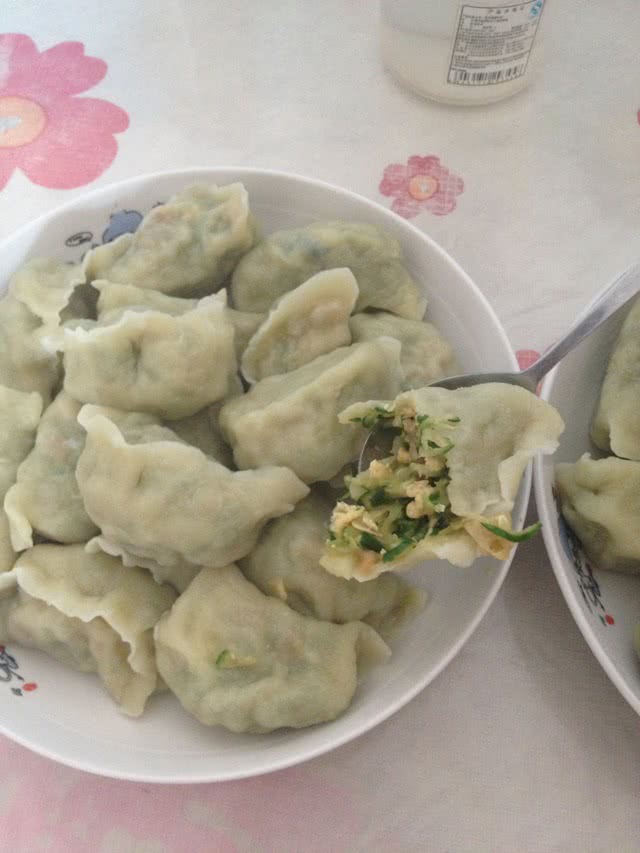 夏末的味道黄瓜素饺子的做法图解6