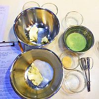 綠茶豆腐芝士蛋糕的做法图解3