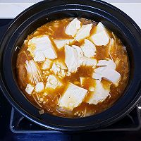#冬季滋补花样吃法#酸爽开胃，热乎乎的泡菜豆腐汤的做法图解12