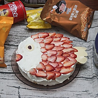 祝自己生日快乐——DIY双鱼蛋糕#人人能开小吃店#的做法图解22