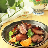 青椒炒腊肉的做法图解8