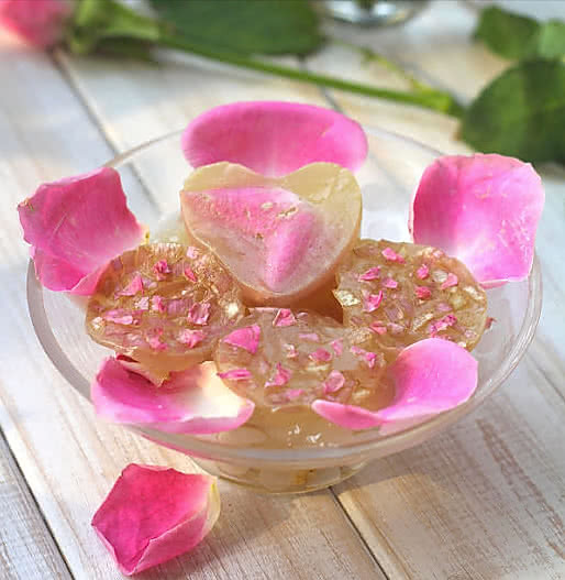 巧用家中废弃食材做出惊艳的【水晶玫瑰胶原蛋白冻】