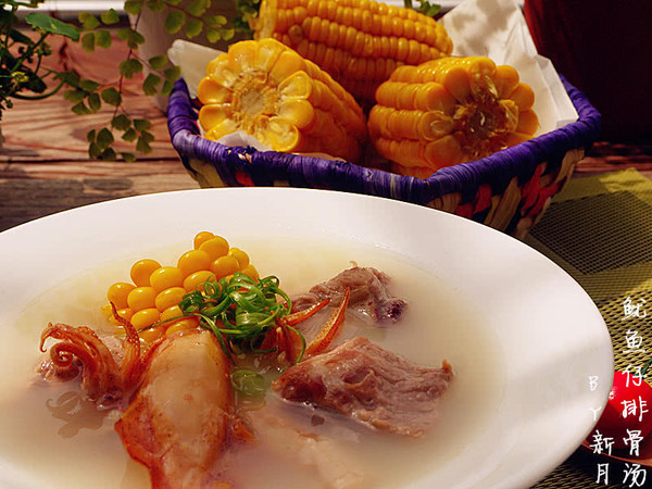 夏日靓汤----鱿鱼仔煲排骨