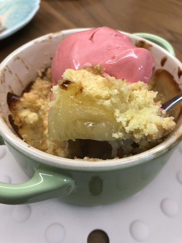 Peach Crumble （桃香酥）的做法