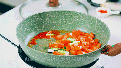 番茄豆腐泡（开胃素菜）的做法图解2