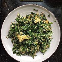 荠菜炒鸡蛋的做法图解7