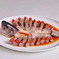 #晒出你的中秋团圆饭#开边鲈鱼的做法图解6